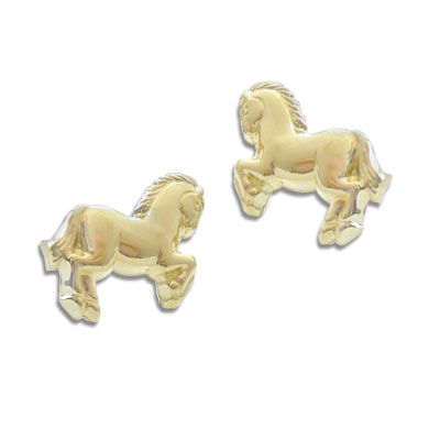 Ohrstecker Pferd 333 Gold Kinderohrringe Goldschmuck Kinder